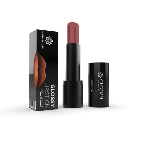 Glossy Lipstick – Dark Nude — 5 g