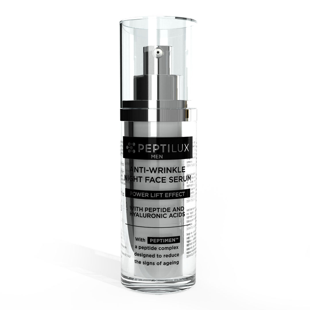 Peptilux Men – Anti-Wrinkle “Power Lift Effect” Night Face Serum with PEPTIMEN™ — 30 ml
