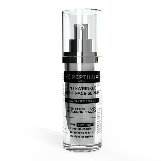 Peptilux Men – Anti-Wrinkle “Power Lift Effect” Night Face Serum with PEPTIMEN™ — 30 ml