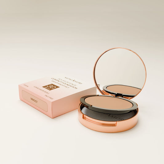 Solar Defence Compact Foundation — Cinnamon Roll (SPF 30)