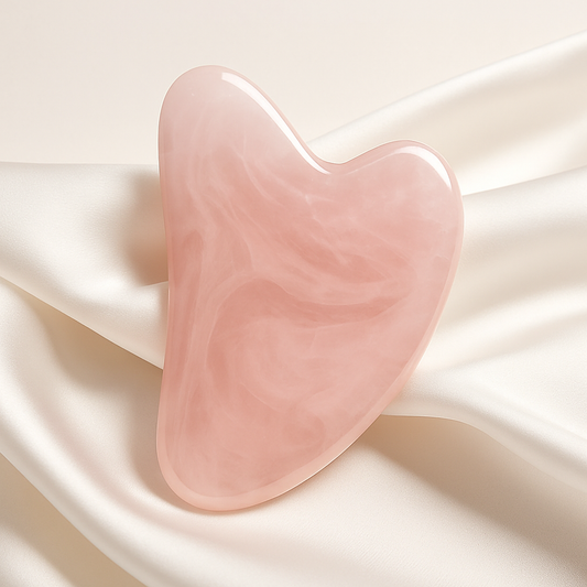 Rose Quartz Gua Sha – Facial Massage Tool